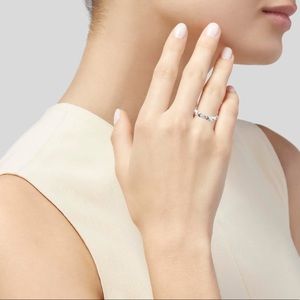 Tiffany & Co. Sterling Silver Signature X Band